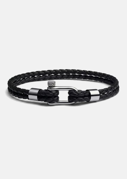 Bracelet en cuir Vertex Link