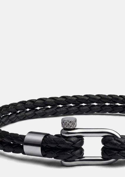Bracelet en cuir Vertex Link