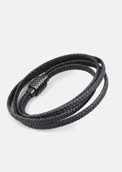 Bracelet en cuir Raven Crest