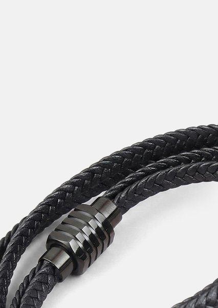 Bracelet en cuir Raven Crest