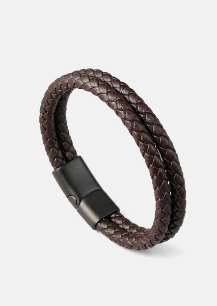 Bracelet en cuir Cobra Twist