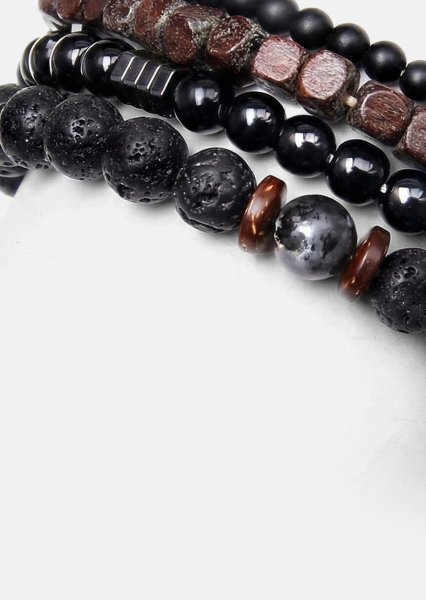 Bracelet perlé Obsidian Knack