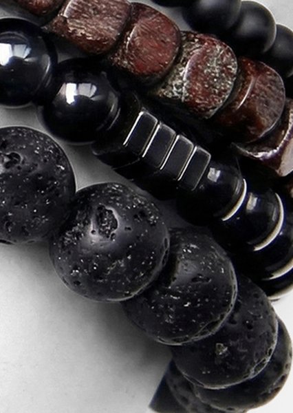 Bracelet perlé Obsidian Knack