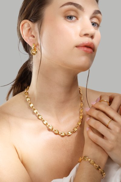 Bague Flow Bague Thin - 18k Plaquée or