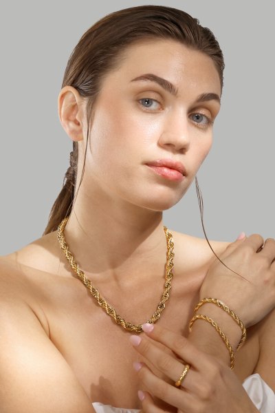 Bracelet Twistad Elegans - 18k Plaqué or