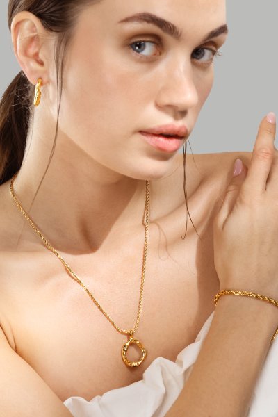 Bracelet Tresse - 18k Plaqué or