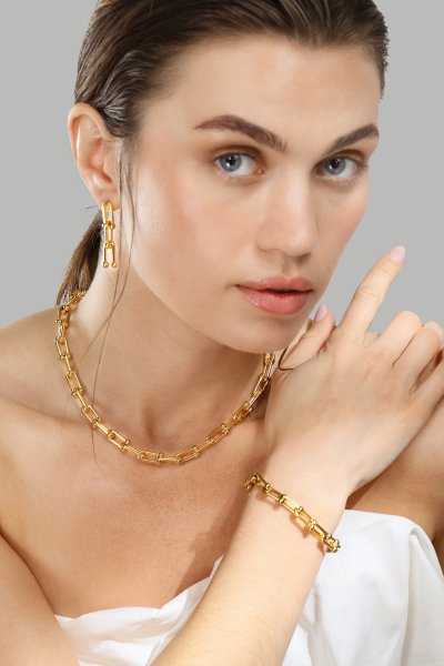Collier – 18k Plaqué or