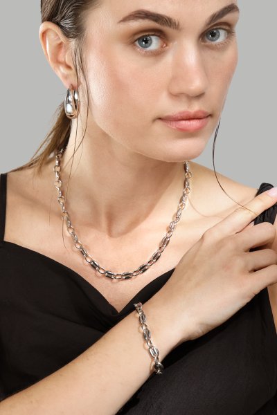 Bracelet Bold Chain – Plaqué argent
