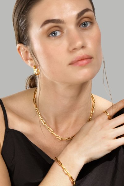 Bracelet Link Luxe - 18k Plaqué or