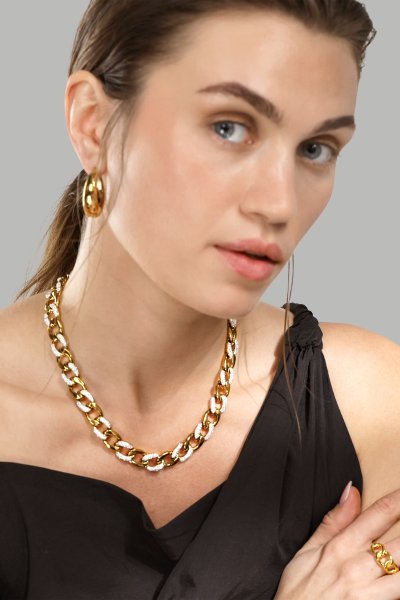 Bague Golden Link - 18K Plaquée or