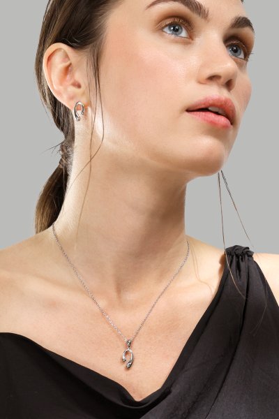 Collier Silver Flow – Plaqué argent