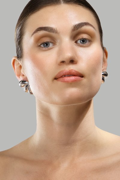 Boucles d’oreilles Aurora – Plaquées argent