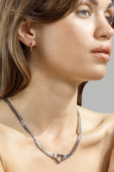 Boucle d’oreille Classic Medium - Plaquée argent