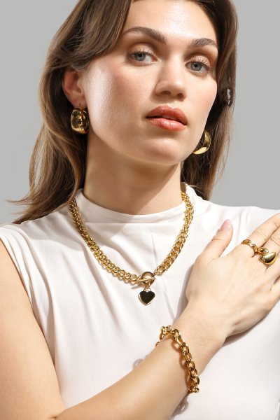 Celeste Boucle d'oreille - 18k Gold Plated