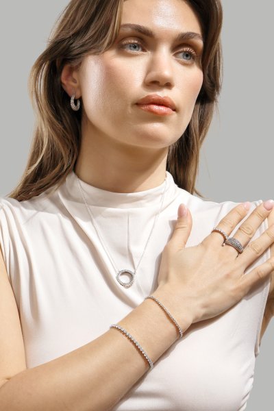 Bague Link Eternal - Silver Plated