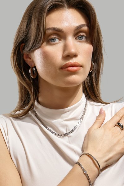 Bracelet Pulse – Plaqué argent