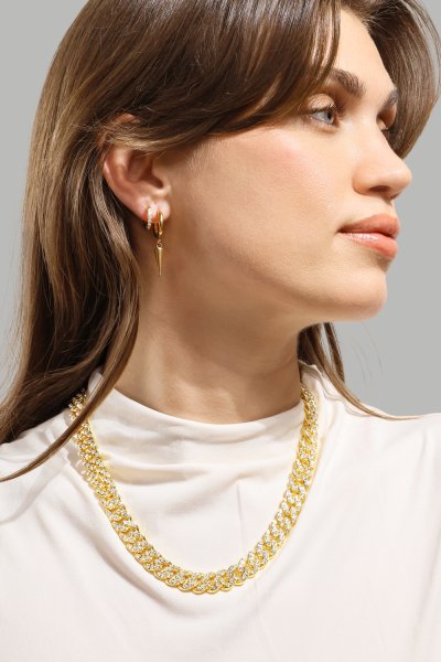 Bague Plain Link - 18k Plaquée or