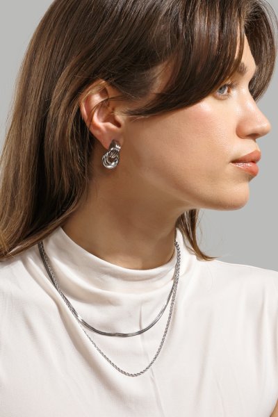 Bracelet Twist – Plaqué argent