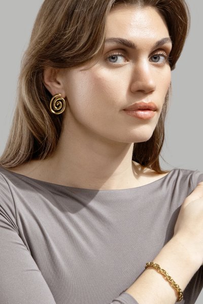 Bague Radiant - Plaqué or 18k
