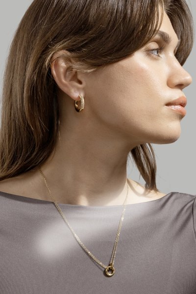 Bracelet Geo Loop - 18k Plaqué or