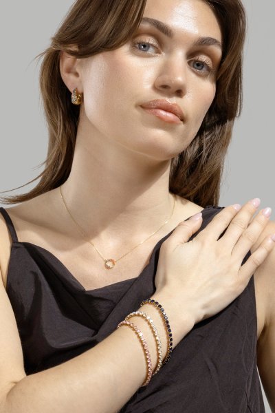 Bracelet Brillara - 18k Plaqué or