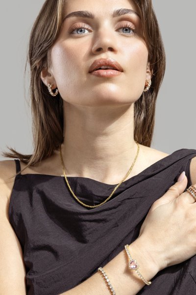 Vela Boucle d'oreille - 18k Gold Plated