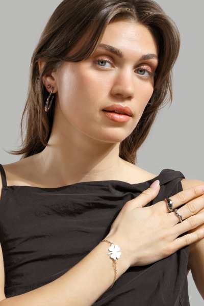 Flow Boucles d’oreilles – Plaquées argent