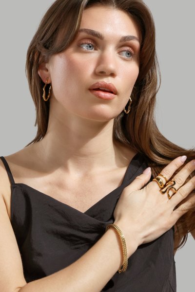 Ondina Bague - 18k Plaquée or