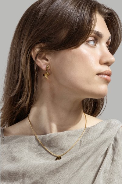 Bracelet Link Statement - 18k Plaqué or