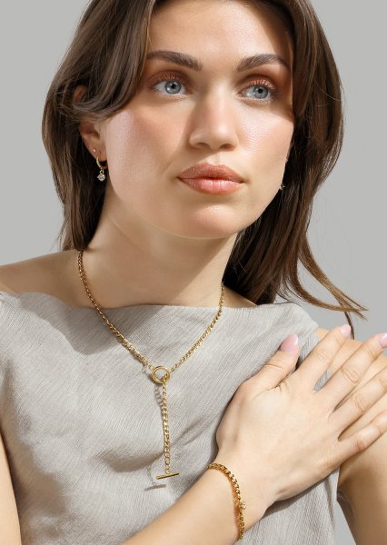 Boucle d'oreille Celeste Drops - 18k Plaquée or