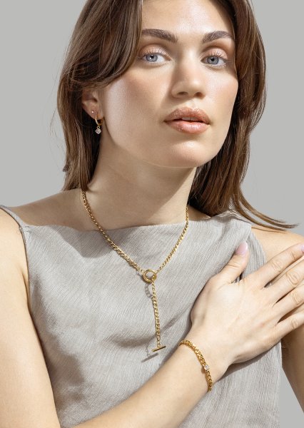 Boucle d'oreille Celeste Drops - 18k Plaquée or