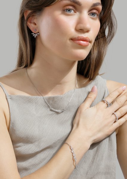 Bracelet Leaflight - Plaqué argent