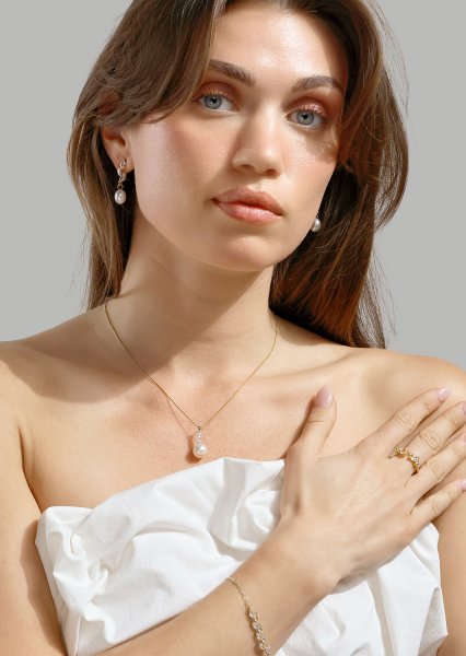Collier Isla Pearl - 18k Plaqué or