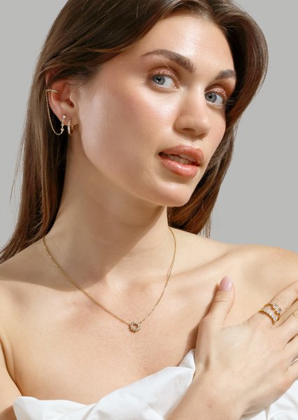 Collier Stella - 18k Plaqué or
