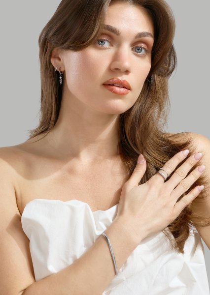 Bague Celestina - Plaquée argent
