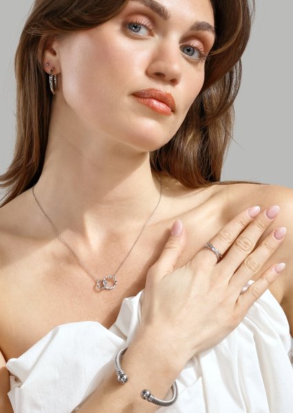 Bague Raw Texture - Plaquée argent