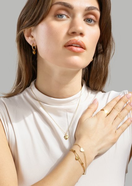 Initial Bague – 18k Plaquée or