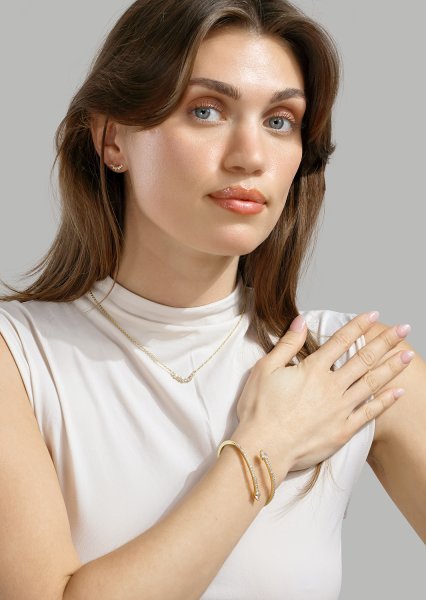 Collier Celestia- 18k Plaqué or