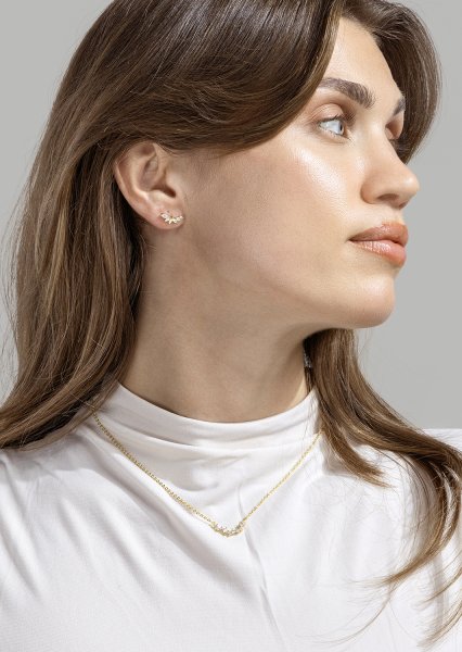Collier Celestia- 18k Plaqué or