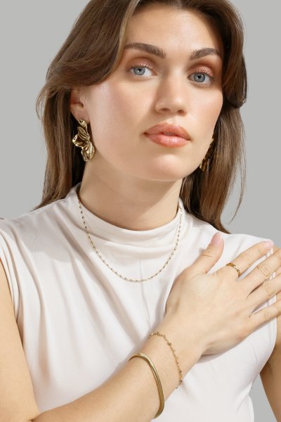 Liora Boucles d’oreilles – 18k Gold Plated