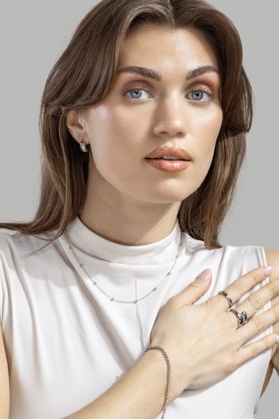 Collier Majestic - Plaqué argent