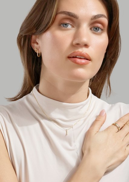 Luminare Boucle d'oreille - 18k Plaquée or