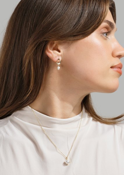 Collier North Pearl - 18k Plaqué or