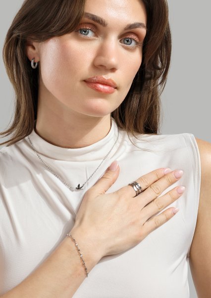 Elegans Boucle d'oreille - Plaquée argent