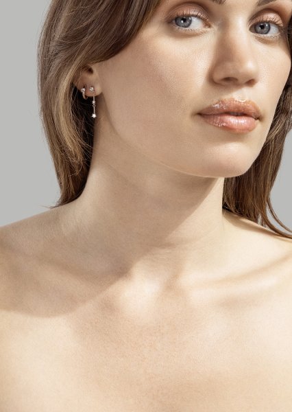 Boucle d'oreille Solace - Plaquée argent