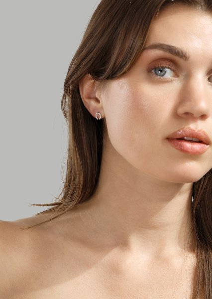 Boucle d’oreille Golden Hoof - Plaquée argent