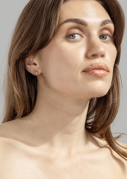 Boucles d’oreilles Prism Halo - 18k Plaquées or