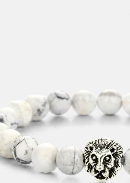 Bracelet perlé Lions Crest