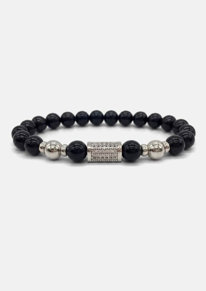 Bracelet perlé Obsidian Valor