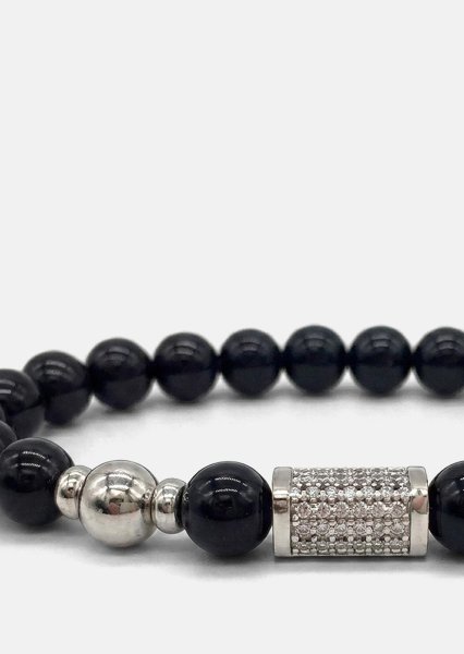 Bracelet perlé Obsidian Valor